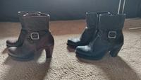 2 Paar Damenstiefeletten Gr.37/38 Leder von Neosens grau u.braun Niedersachsen - Bodenwerder Vorschau