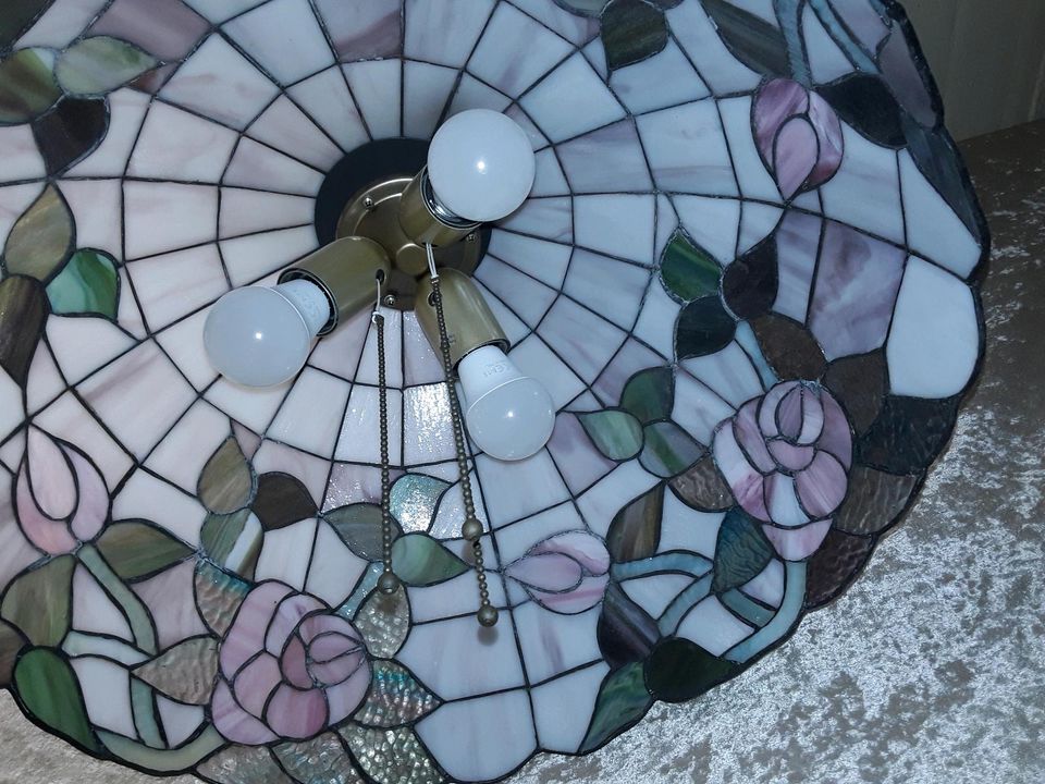 Honsel Tiffany Deckenlampe hängend,  50 cm Durchmesser in Monheim am Rhein