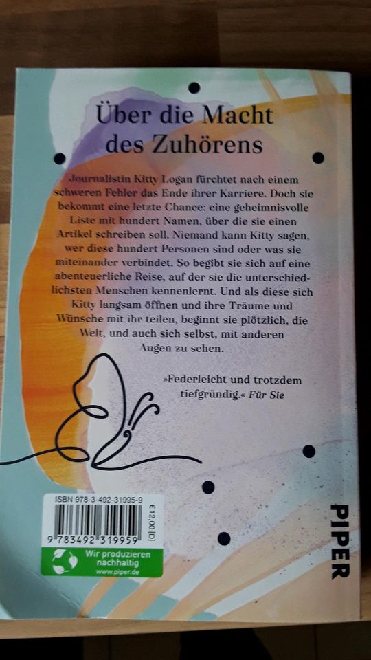 Cecelia Ahern "Hundert Namen" in Boos (Eifel)