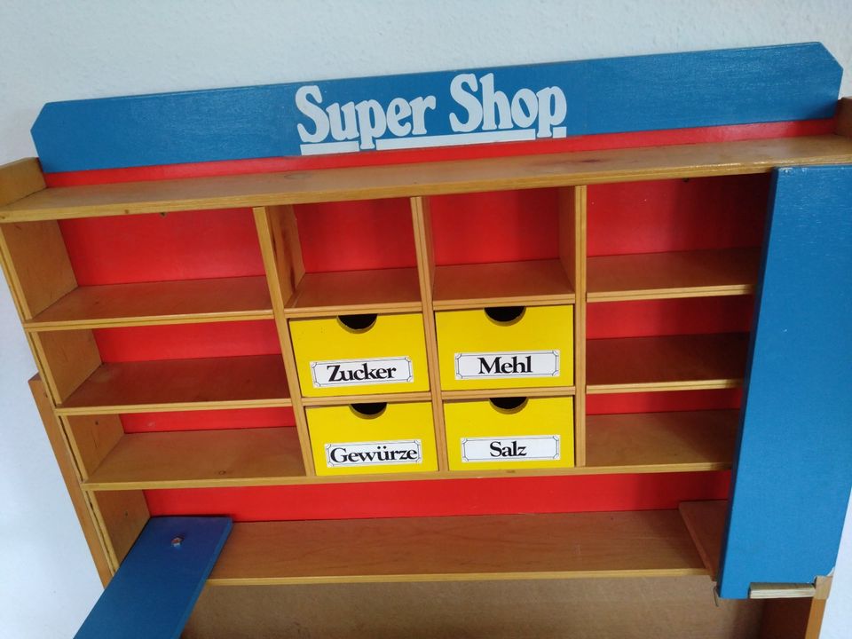 Kaufmannsladen "SuperShop" aus Holz, Kinderspielzeug in Kiel