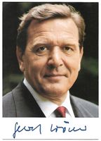 Gerhard Schröder - Ex-Bundeskanzler - Originalautogramm uva Sachsen - Meißen Vorschau