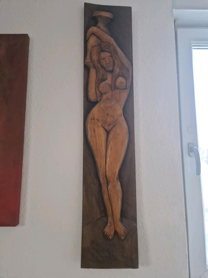 Holzschnitzerei 100x20cm Kunst in Sachsenheim