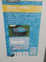 Pool-Set Anthrazit 350x90cm, NEU & OVP Kr. München - Unterföhring Vorschau
