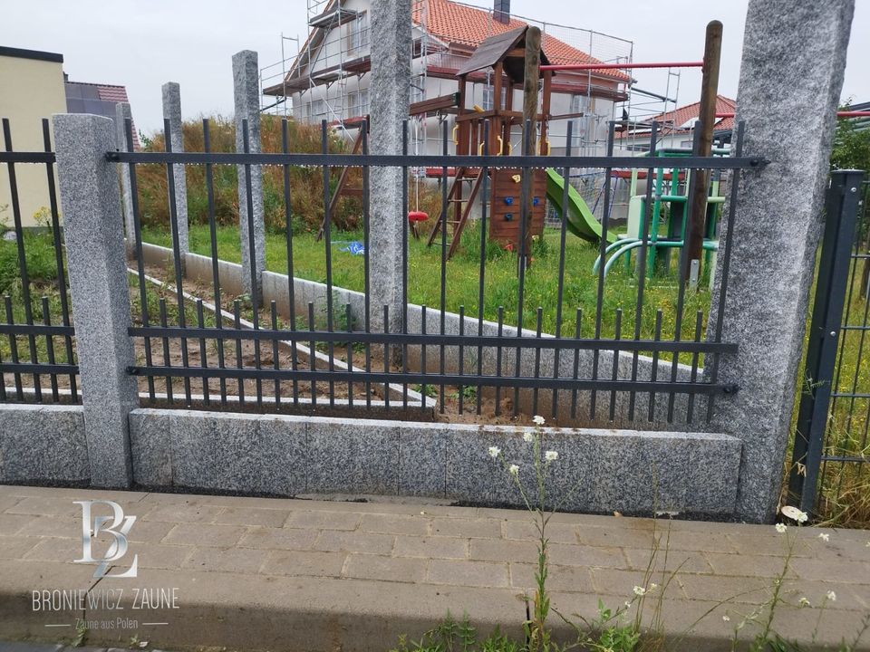 Stahlzaun/Metallzaun/direkt/preiswert /Fabrik Polen in Preußisch Oldendorf