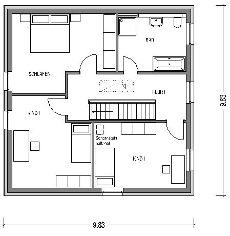 Stadtvilla 148 m² - inkl. PV-Anlage - inkl. 430 m² Baugrundstück (provisionsfrei) in Berlin-Wartenberg - Heinz von Heiden GmbH Massivhäuser in Berlin