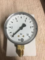 tecsis Druckanzeige Manometer 0-10 bar Wasser Luft NEU (WIKA Niedersachsen - Burgdorf Vorschau