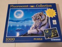 Clementoni Puzzle "Lullaby", 1000 Teile, Tiger, Leuchteffekt Nordrhein-Westfalen - Moers Vorschau