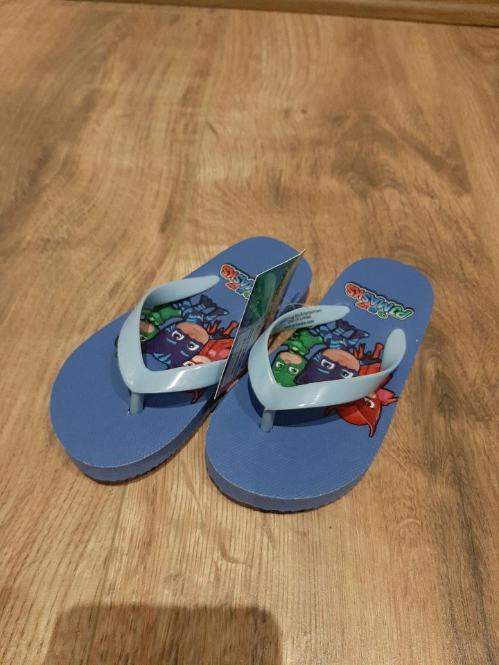 Pj Maske Flip Flop Zehentrenner Gr. 23 / 24 in Langenwetzendorf