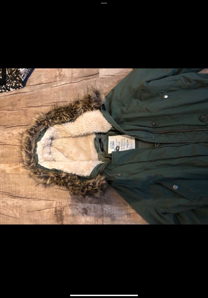 GANT Parka Teddy Fell Winter Jacke Mantel Khaki grün SM TOP in Dortmund