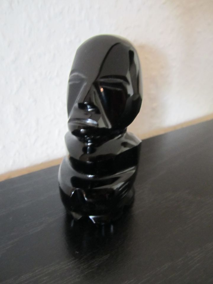 Onyx Figur, Aztekischer Obsidian, Maya-Figur in Zweibrücken