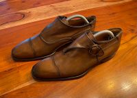 Calpierre Schuhe Monkstrap Cognac/Braun Gr. 40-41 Frankfurt am Main - Bockenheim Vorschau