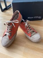 Lederschuhe, Schnürschuhe, Nubuk, orange, Beige, Marc O'Polo Hessen - Darmstadt Vorschau