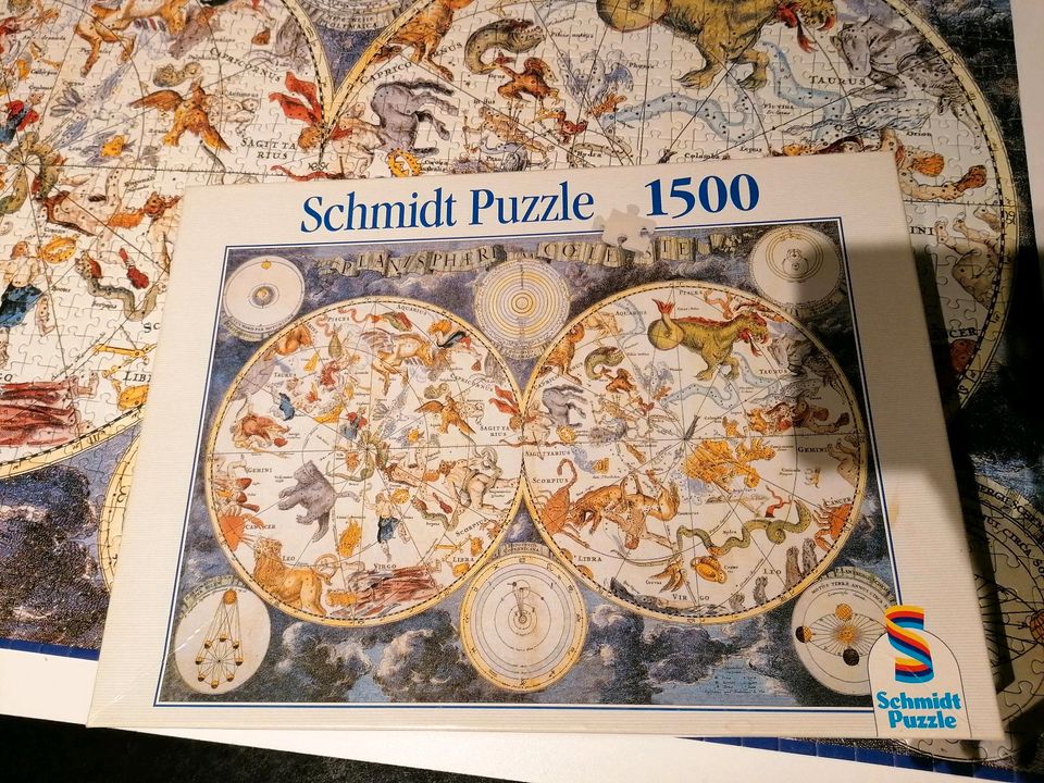 Puzzle Sternzeichen Himmelskarte 1500 Teile in Bad Bevensen