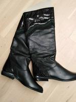 neue Damen Hochschaftstiefel schwarz Gr. 37,5 Leder Baden-Württemberg - Backnang Vorschau