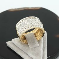 WERT 3980 € BRILLANT RING 585/14 K GELB UND WEIß GOLD vxlt 71058 Essen - Altenessen Vorschau