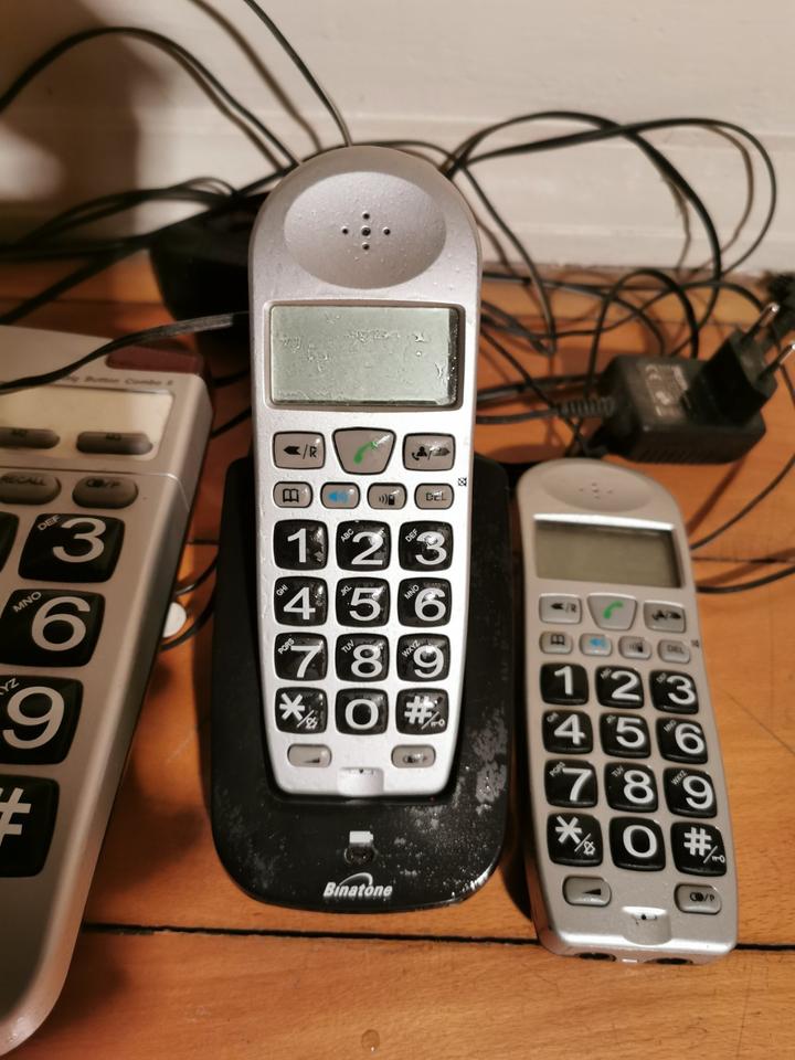 Binatone Senioren Festnetz Telefon + 2 Mobilteile + Ladestation in Speyer
