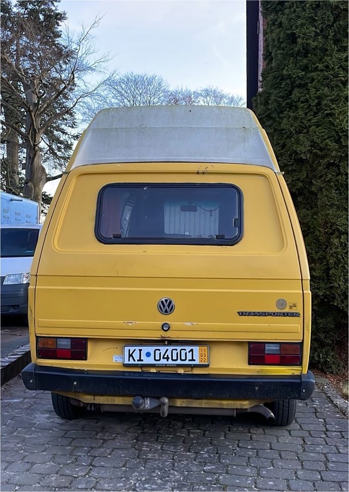 VW T3 Camper Postbus Hochdach Projektaufgabe in Kiel