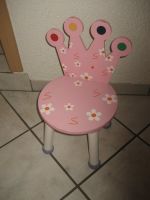 stabiler Kinderstuhl aus Holz Stuhl rosa Prinzessin Geburtstag Rheinland-Pfalz - Birkenheide Vorschau