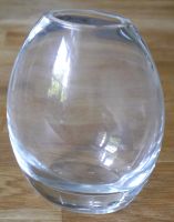 Vase Glasvase Glas Oval HBT 15x11x17 cm Berlin - Steglitz Vorschau