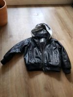 Lederjacke mit Teddyfutter und Sweatkaputze Thüringen - Gotha Vorschau