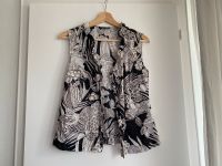 Street One, ärmellose Bluse, schwarz / weiß, Größe 38 München - Laim Vorschau