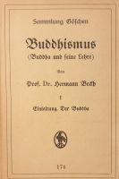 Historische Ausgabe Buddhismus - Sammlung Göschen - von 1928 Thüringen - Erfurt Vorschau