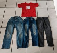 3 Jeans einmal Thermo + Gregs Tagebuch T-Shirt Gr. 134 TOP Niedersachsen - Bremervörde Vorschau