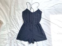 Kurzer navy Jumpsuit Polkadot Zara Berlin - Reinickendorf Vorschau