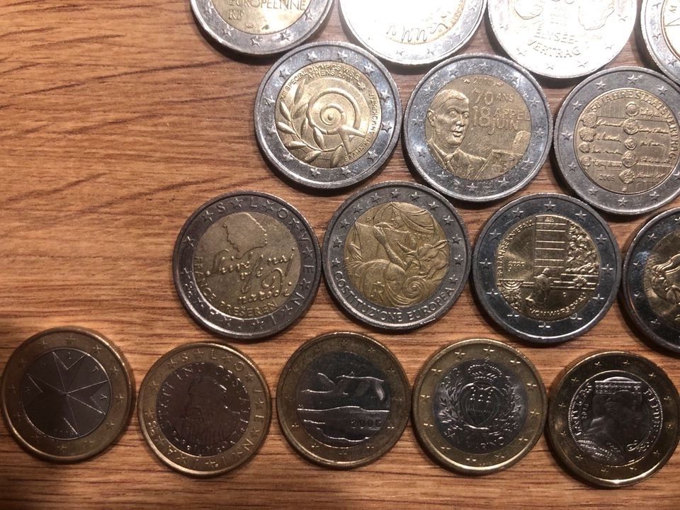 Euro Münzen in Hasenmoor