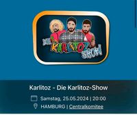 Biete 1 Ticket karlitoz.tv Hamburg 25.05. Schleswig-Holstein - Trittau Vorschau