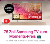 GUTSCHEIN / COUPON Für Samsung 75 Zoll Crystal UHD 4K Fernseher Duisburg - Walsum Vorschau