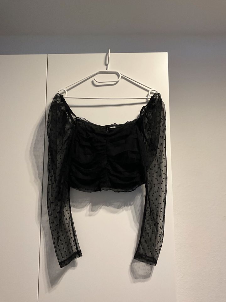 H&m crop top L Damen schwarz in Dresden