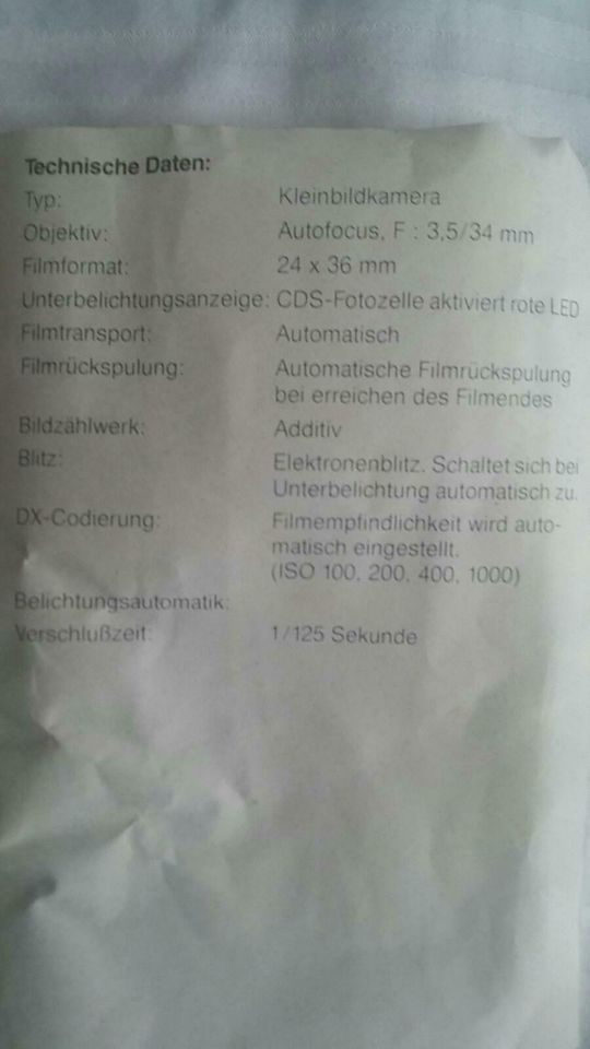 Auto focus Camera,,Transonic DX-AF 900_1xNeu+1xkurz gebraucht in Hamburg