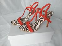 SANDALETTEN GUESS - Stiletto Absatz -Orange/Zebra - Guess Rheinland-Pfalz - Limburgerhof Vorschau