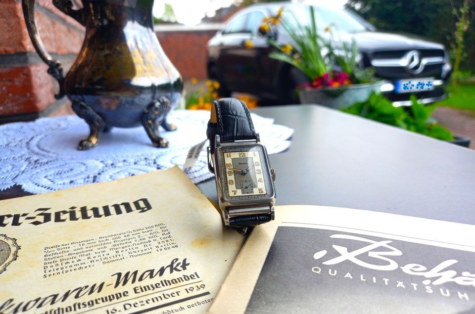 Beha Herrenuhr 1939 Edelstahlgehäuse  PUW 500 in Lüdinghausen