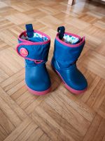 Kinderstiefel crocs blau rot gr. 27-27 Klettverschluss wasserfest Sachsen - Halsbrücke Vorschau