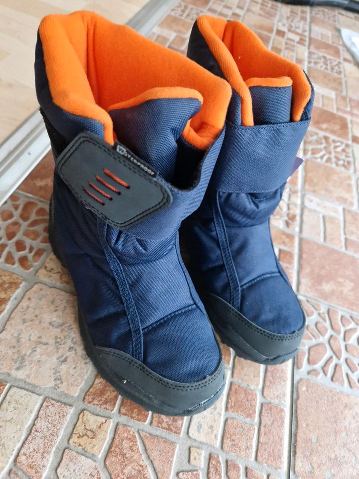 Winterstiefel 34 blau wasserdicht ungetragen in Lichtenau