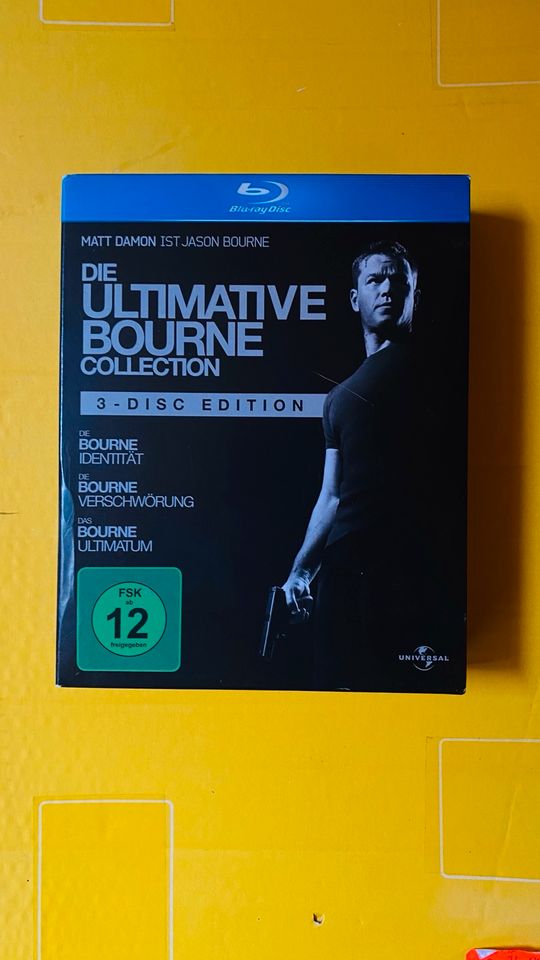 The ultimate Bourne Collection 3 DVDs BluRay in Crailsheim