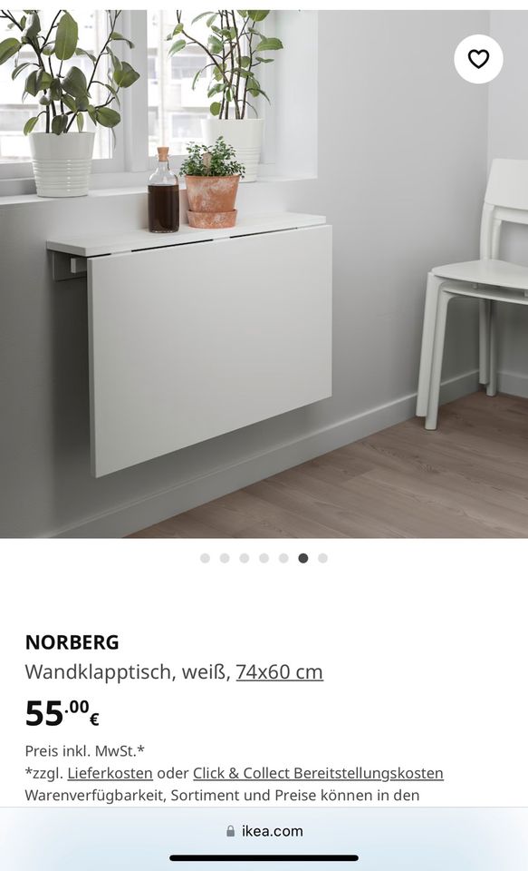 Wandtisch NORBERG Ikea in Bremen