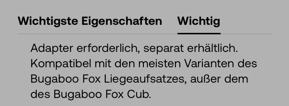 BUGABOO Fox 5 Wannen Ständer NEU Sonderpreis NUR in Hannover