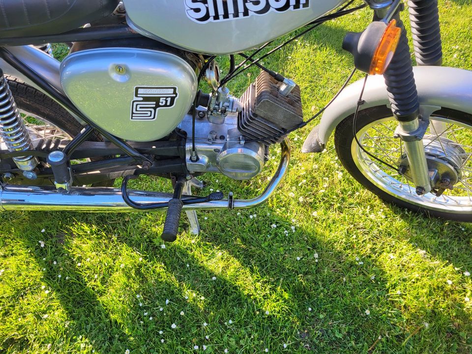 Moped S51 Silber in Ribnitz-Damgarten