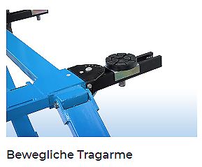 MOBILE, LUFTHYDRAULISCHE HEBEBÜHNE - 2,5 To. - AIR - HÖHE: 102 cm in Gunzenhausen