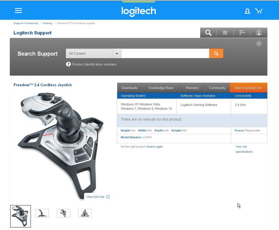 Logitech Freedom 2.4 Joystick Orginalkarton,mit oder ohne OVP. in  Düsseldorf - Eller | Weiteres PC Zubehör gebraucht kaufen | eBay  Kleinanzeigen ist jetzt Kleinanzeigen