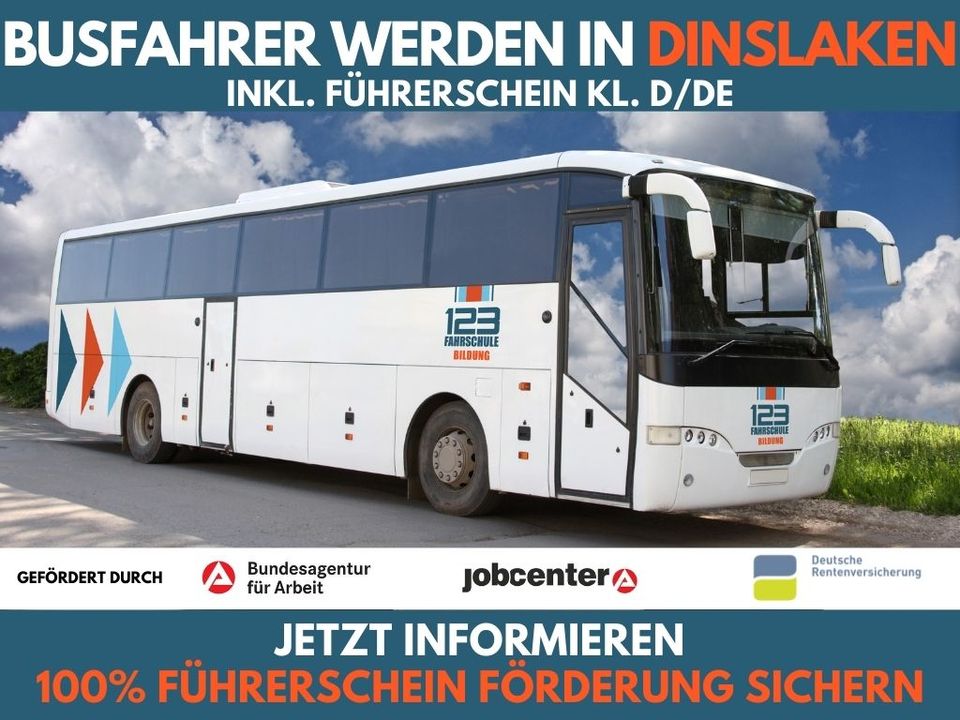 Busfahrer-Niederrhein-mit Führerschein D kostenlos+JOB in Dinslaken