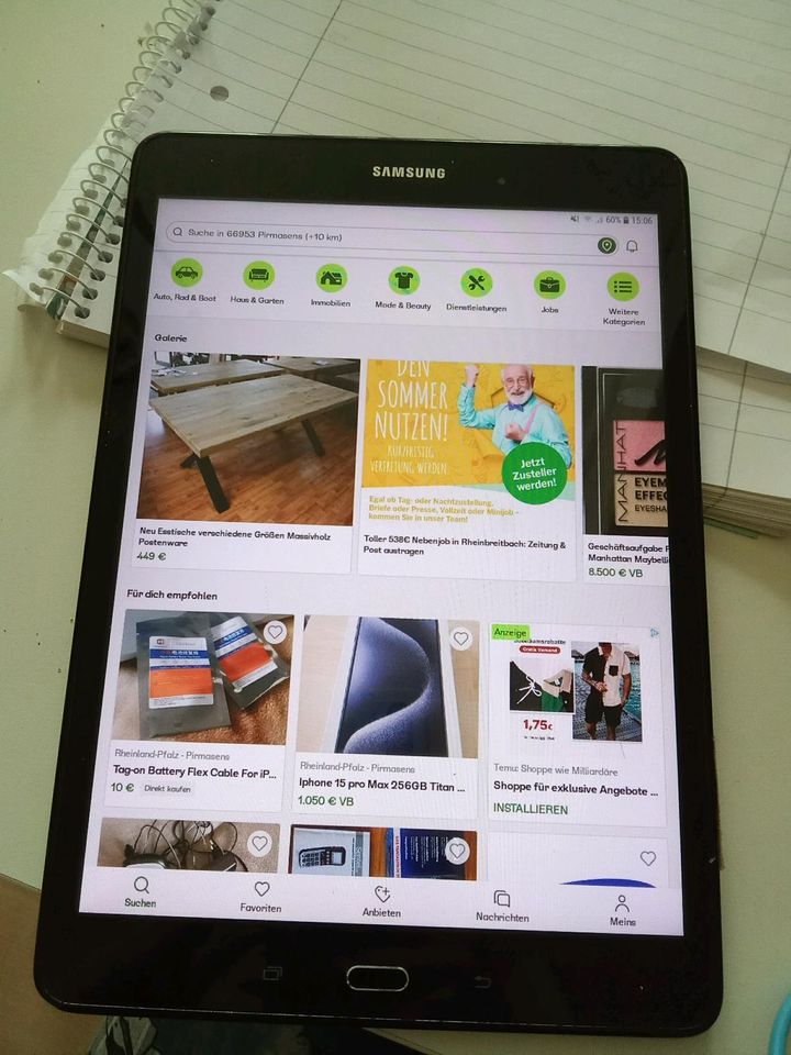 Samsung tab A in Pirmasens