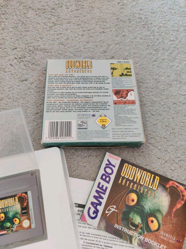 Oddworld Adventures Nintendo Gameboy Game Boy Spiel in Bonn