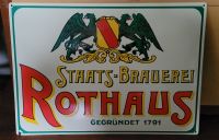 Emaile Werbeschild Rothaus Brauerei Baden-Württemberg - Sulzburg Vorschau