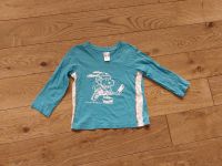 Snoopy Peanuts Langarmshirt in 104/110 türkis Nordrhein-Westfalen - Pulheim Vorschau