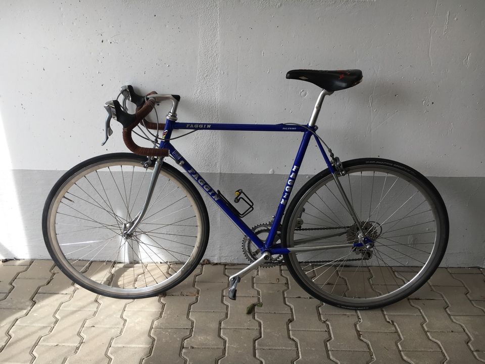 Faggin Palermo Rennrad Stahl RH 54 Shimano 600 in Ansbach