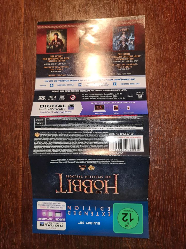 Der Hobbit Extended Edition, 3D blue ray in Nettersheim